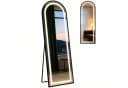 kehot LED-Ganzkörperspiegel Aluminiumrahmen Dimmbare Beleuchtung Oval 150x45cm Bild 2