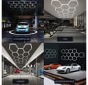 oyajia Deckenleuchten Rahmenlos 14er-Pack Hexagon LED Garagenleuchte Bild 3