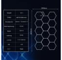 oyajia Deckenleuchten Rahmenlos 14er-Pack Hexagon LED Garagenleuchte Bild 4