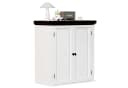 oyajia Sideboard Landhausstil Weiß 2 Türen Bild 1