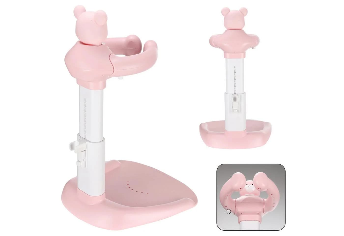 oyajia Babybadewannenständer Höhenverstellbar Rosa - Bild 2
