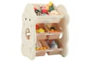 oyajia Spielzeugtruhe Kinderregal Bücherregal Kinder mit 5/7/9 Boxen Aufbewahrung Weiß Bild 2