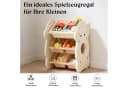 oyajia Spielzeugtruhe Kinderregal Bücherregal Kinder mit 5/7/9 Boxen Aufbewahrung Weiß Bild 4