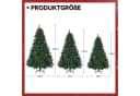 LETGOSPT Künstlicher Weihnachtsbaum 120 cm mit LED-Lichterkette Bild 1