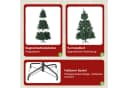 LETGOSPT Künstlicher Weihnachtsbaum 120 cm mit LED-Lichterkette Bild 4