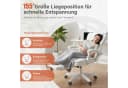 oyajia Bürostuhl Ergonomisch, 135° neigbar, mit Fußstütze, PU-Leder, bis 150 kg Bild 5
