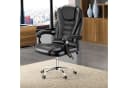 oyajia Bürostuhl Ergonomischer Chefsessel Massagefunktion Schwarz Bild 4