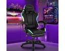 oyajia Gaming Chair LED HIFI Stereo Lautsprecher Schwarz Bild 1