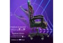 oyajia Gaming Chair LED HIFI Stereo Lautsprecher Schwarz Bild 5