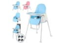 oyajia Kinderstuhl 2-in-1 Baby Kinderstuhl Blau Verstellbar Bild 2