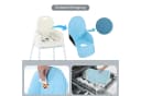 oyajia Kinderstuhl 2-in-1 Baby Kinderstuhl Blau Verstellbar Bild 4