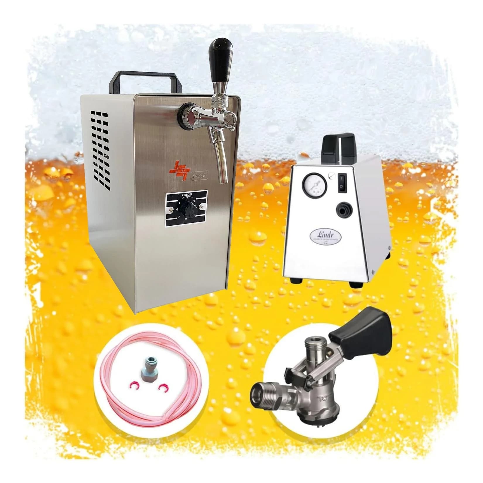 ich-zapfe Komplett Set - Zapfanlage JET 30 Bierkoffer