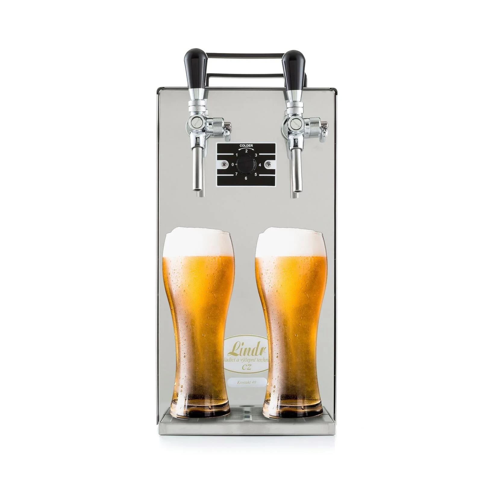 Kontakt 40 Bierzapfanlage 2-leitig Edelstahl 50 Liter/h Membranpumpe Green Line