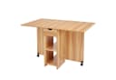 Mondeer Klappbarer Esstisch Eiche Rot 72 x 120 x 75 cm Bild 2