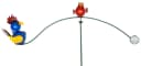 Eurotrade Gartenstecker Windspiel Hahn und Vogel Bild 2