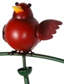 Eurotrade Gartenstecker Windspiel Hahn und Vogel Bild 4