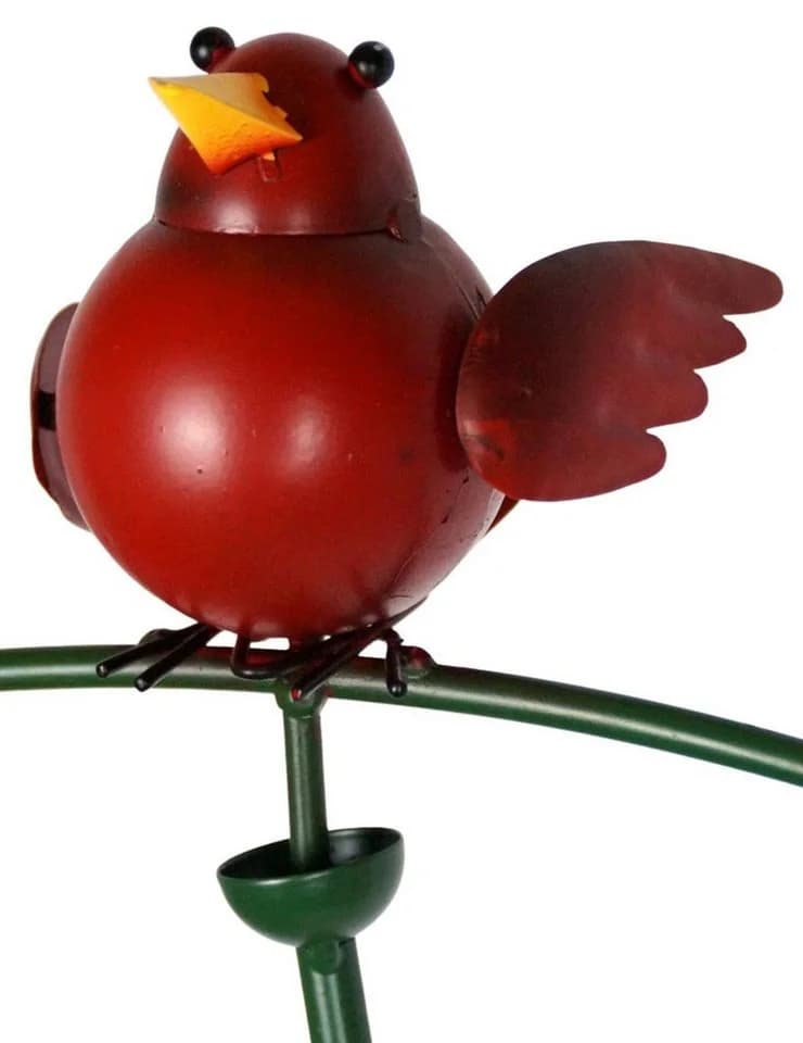 Eurotrade Gartenstecker Windspiel Hahn und Vogel - Bild 4