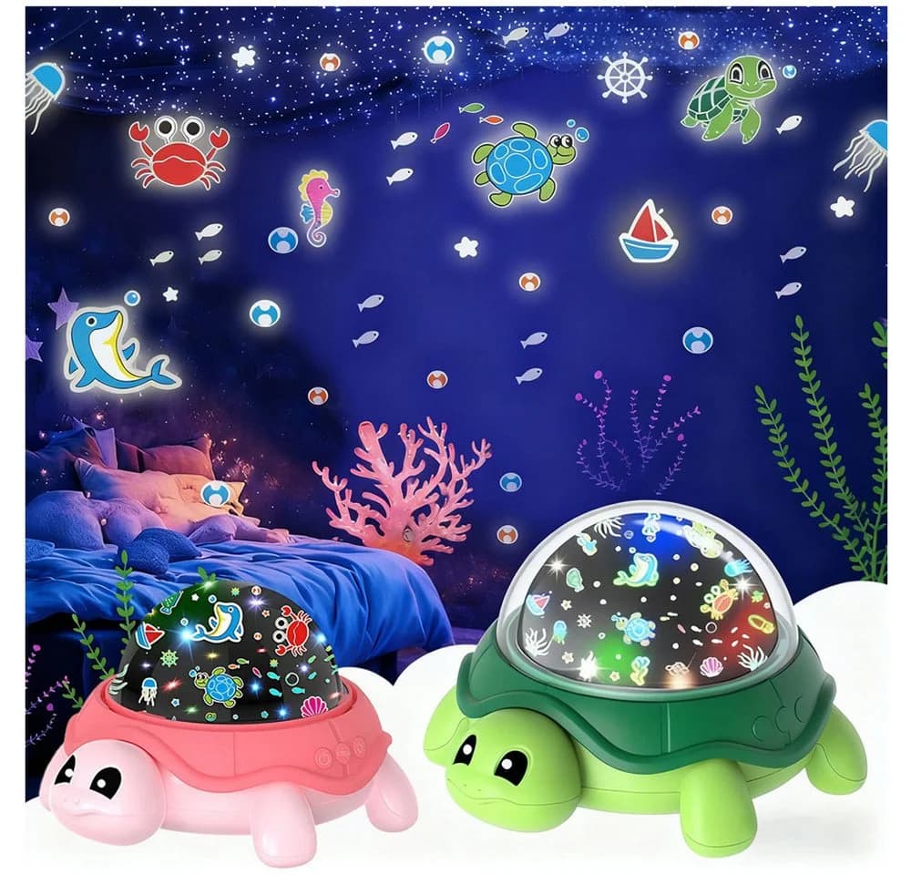 Nachtlicht Schildkröte, Ozean, Sternenhimmel - 5 Farben - Bild 2