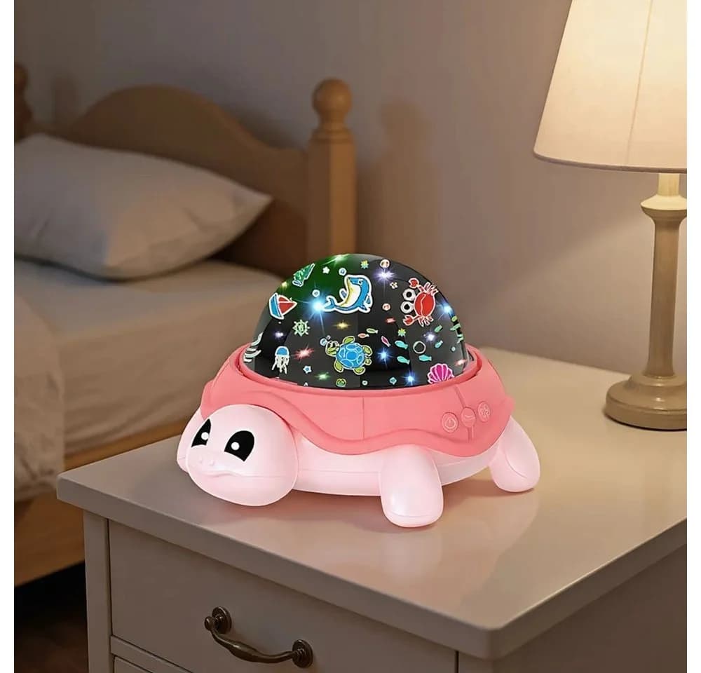 VIVIHEYDAY LED Nachtlicht Kinder Sternenhimmel Projektor Schildkröten Design 5 Farben - Bild 5
