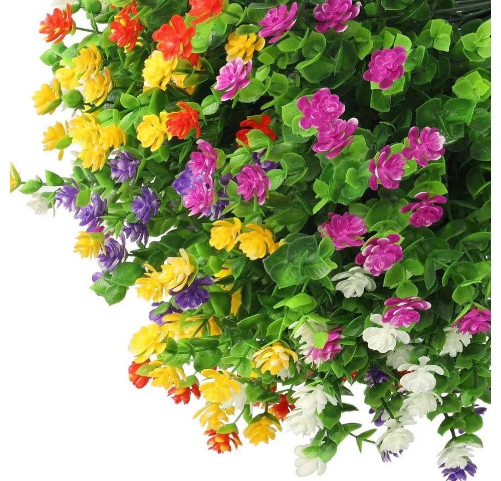 VEKROBOT Kunstblumenstrauß 12er Set für Zuhause & Hochzeiten - Bild 4
