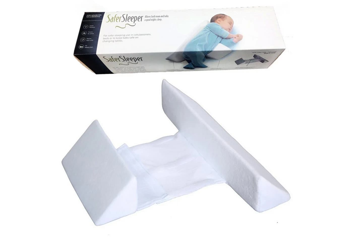 AIMAX Babykissen Verstellbar 45° Anti-Roll Säuglingslagerung - Bild 2