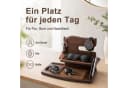 AIMAX Holz Organizer mit drehbarem Handyhalter, Walnuss Bild 5