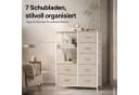 Refined Living Kommode mit 7 Schubladen und offenem Fach Beige Bild 1