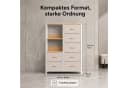 Refined Living Kommode mit 7 Schubladen und offenem Fach Beige Bild 4