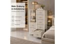 Refined Living Kommode mit 7 Schubladen und offenem Fach Beige Bild 5