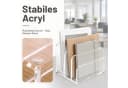 AIMAX Briefhalter Acryl 3-Fächer Schreibtisch Organizer Transparent Bild 4