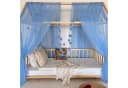 Baby Fancyroom Betthimmel Tüll Hausbett Kinderbett 340cm/380cm Blau Montessori Bild 2