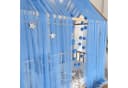 Baby Fancyroom Betthimmel Tüll Hausbett Kinderbett 340cm/380cm Blau Montessori Bild 3