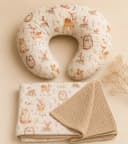 Baby Fancyroom Stillkissen Beige Waldtiere mit Bezug Bild 1