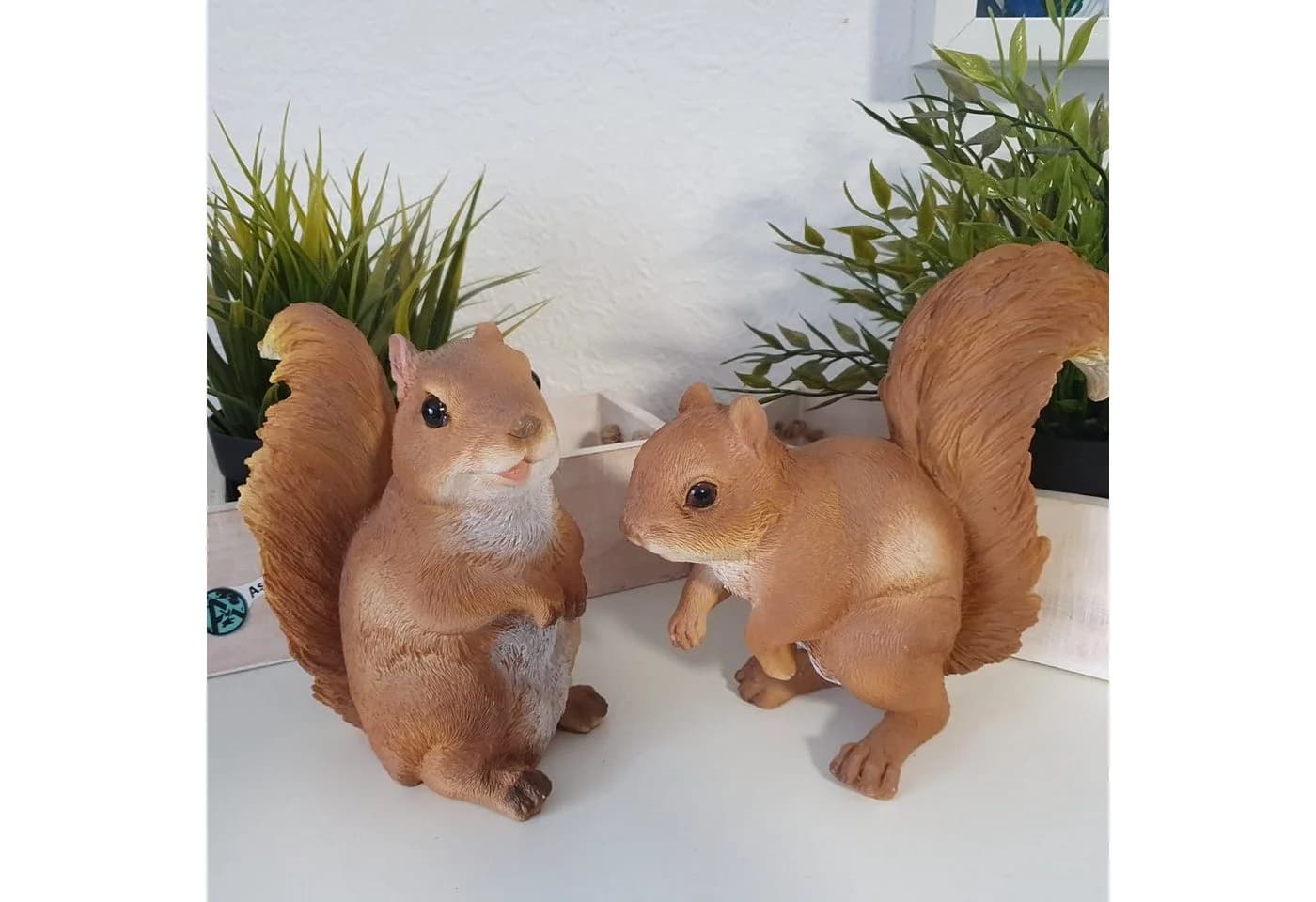 Aspinaworld Dekofigur Deko Eichhörnchen Figur 2er-Set 17 cm