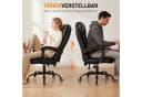 oyajia Bürostuhl Ergonomisch Schwarz Kunstleder Massage Bild 4
