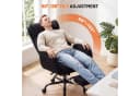 oyajia Chefsessel Ergonomisch Chenille Schwarz 200kg Belastbar Bild 3