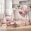 oyajia Kinderstuhl 3in1 Rosa höhenverstellbar klappbar Bild 1