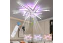 oyajia Deckenleuchte mit Ventilator LED 5800LM Fernbedienung Bild 2