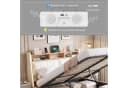 oyajia Polsterbett 140x200 cm Beige mit LED, USB & Stauraum Bild 3
