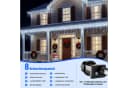 oyajia LED Eiszapfen Lichterkette 5-15m IP65 Timer Memory Bild 5