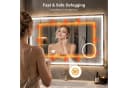 oyajia LED Badspiegel mit 3-fach Vergrößerung, Touch & Dimmbar Bild 5