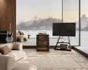 FITUEYES HIFI-Rack TV-Regal mit Glastüren und verstellbaren Böden Bild 4