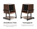FITUEYES TV-Regal Plattenspieler Tisch HiFi Rack Holz Metall Bild 4