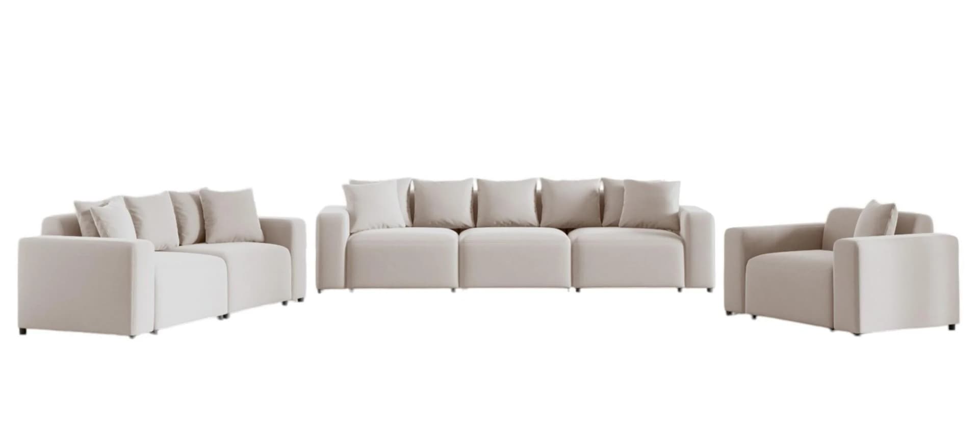 Sofagarnitur Salvador in klassischem Design