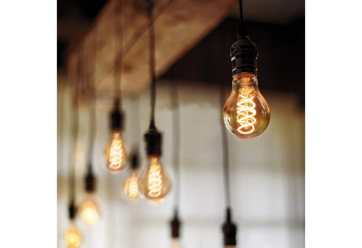 Nettlife LED-Leuchtmittel E27 A60 4W Warmweiß 3 St.
