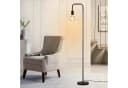 Nettlife Stehlampe Schwarz mit Fußschalter 1xE27, LED wechselbar, Schlafzimmer Büro Bild 2