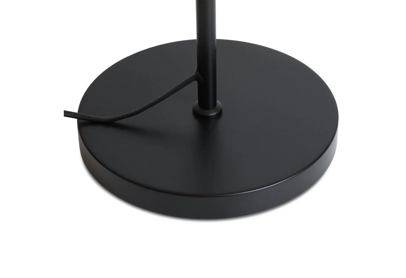Nettlife Stehlampe Schwarz mit Fußschalter 1xE27, LED wechselbar, Schlafzimmer Büro - Bild 5