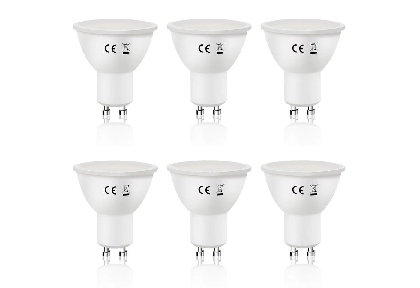 ZMH LED-Leuchtmittel 6W Energiesparlampe GU10 Kaltweiß - Bild 2