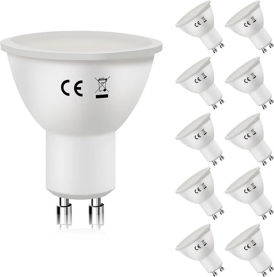 ZMH LED-Leuchtmittel 6W Energiesparlampe GU10 Warmweiß - Bild 2