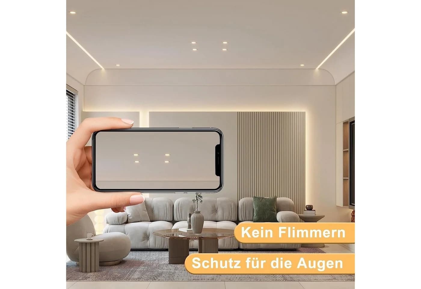 ZMH LED-Leuchtmittel 6W Energiesparlampe GU10 Warmweiß - Bild 4